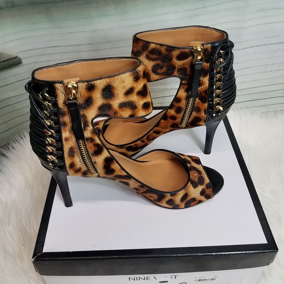 Nine west calf hair heels size 7 1/2 - Picture 3 of 8